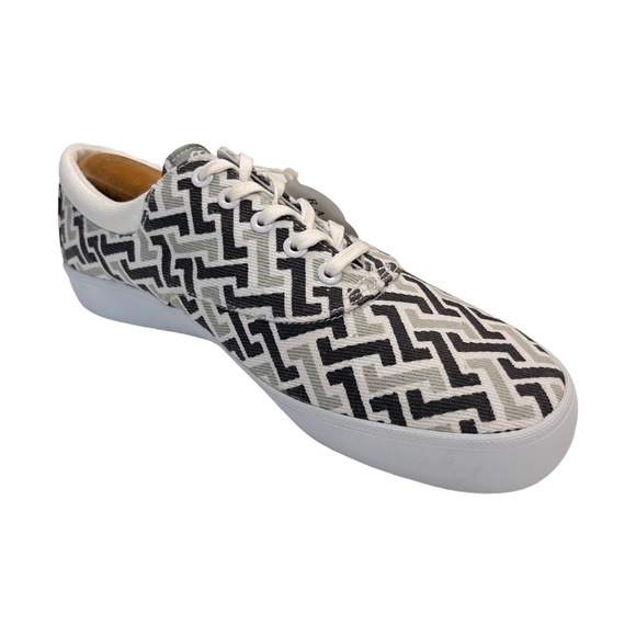 Radii The Chord Shoes Mens 10.5M White / Gray Canvas Sneakers - Picture 8 of 10